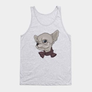 Chihuahua. Puppy in a scarf Tank Top